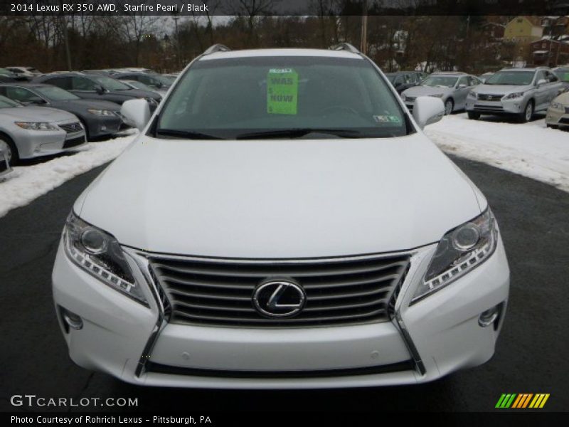 Starfire Pearl / Black 2014 Lexus RX 350 AWD