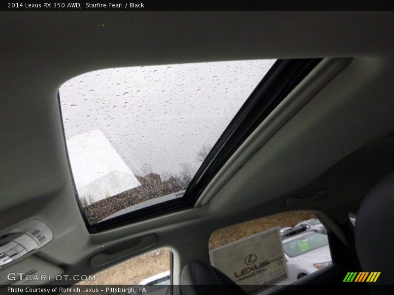 Starfire Pearl / Black 2014 Lexus RX 350 AWD