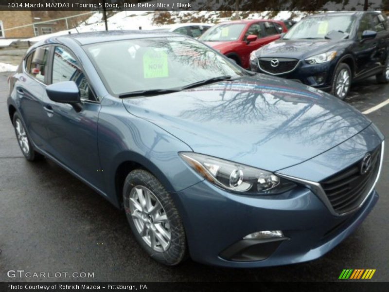 Blue Reflex Mica / Black 2014 Mazda MAZDA3 i Touring 5 Door