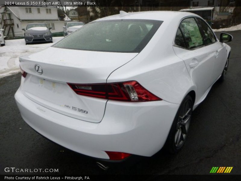 Ultra White / Black 2014 Lexus IS 350 F Sport AWD