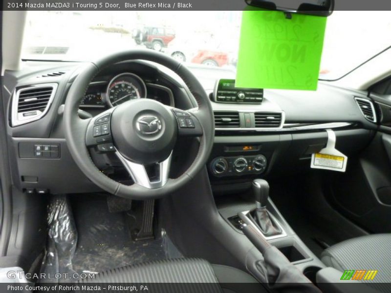 Blue Reflex Mica / Black 2014 Mazda MAZDA3 i Touring 5 Door