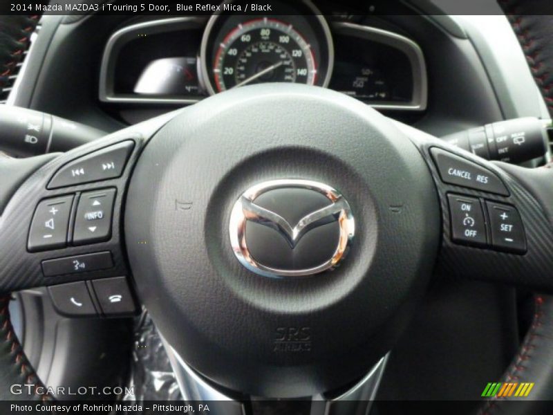 Blue Reflex Mica / Black 2014 Mazda MAZDA3 i Touring 5 Door
