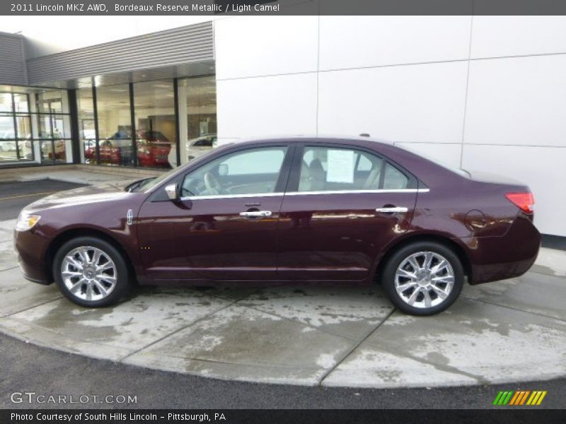 Bordeaux Reserve Metallic / Light Camel 2011 Lincoln MKZ AWD