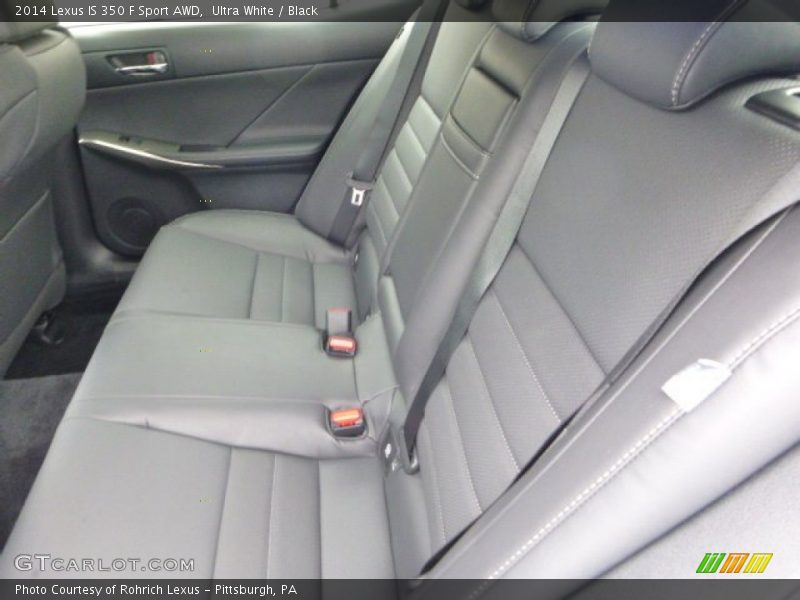 Rear Seat of 2014 IS 350 F Sport AWD