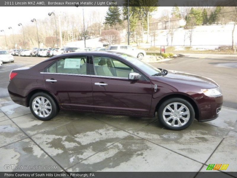 Bordeaux Reserve Metallic / Light Camel 2011 Lincoln MKZ AWD