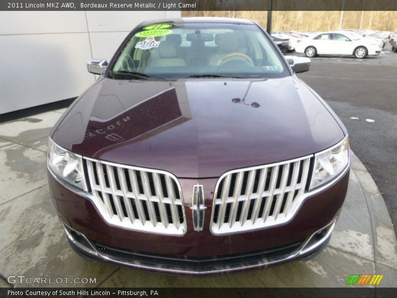 Bordeaux Reserve Metallic / Light Camel 2011 Lincoln MKZ AWD