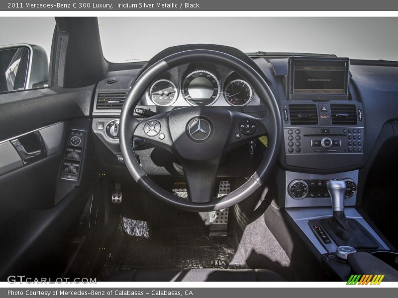 Iridium Silver Metallic / Black 2011 Mercedes-Benz C 300 Luxury