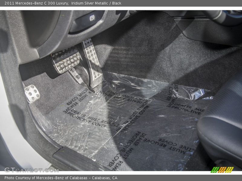 Iridium Silver Metallic / Black 2011 Mercedes-Benz C 300 Luxury