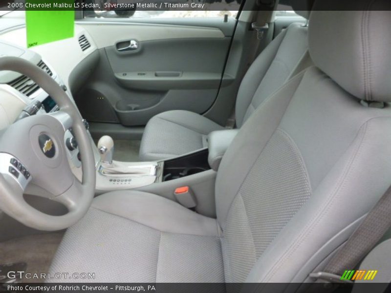Silverstone Metallic / Titanium Gray 2008 Chevrolet Malibu LS Sedan