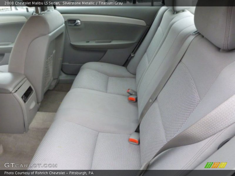 Silverstone Metallic / Titanium Gray 2008 Chevrolet Malibu LS Sedan