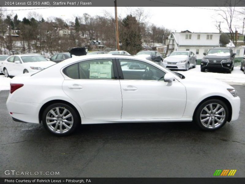 Starfire Pearl / Flaxen 2014 Lexus GS 350 AWD