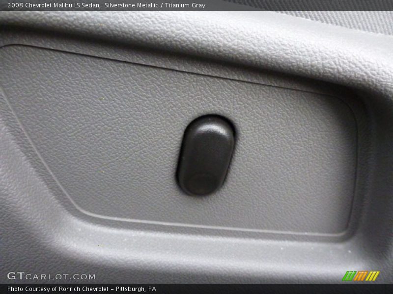 Silverstone Metallic / Titanium Gray 2008 Chevrolet Malibu LS Sedan