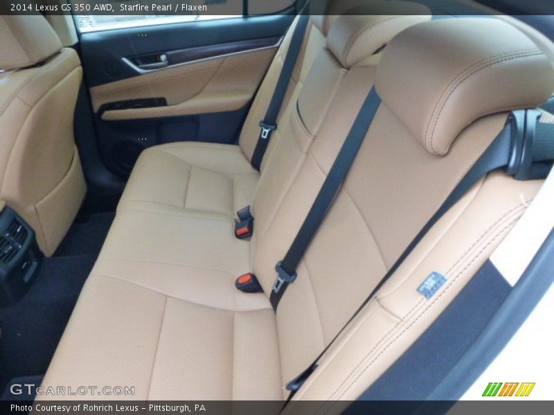Starfire Pearl / Flaxen 2014 Lexus GS 350 AWD