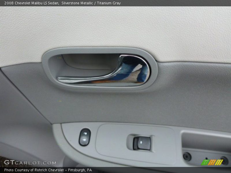 Silverstone Metallic / Titanium Gray 2008 Chevrolet Malibu LS Sedan