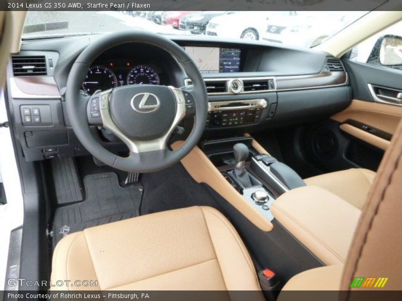 Flaxen Interior - 2014 GS 350 AWD 