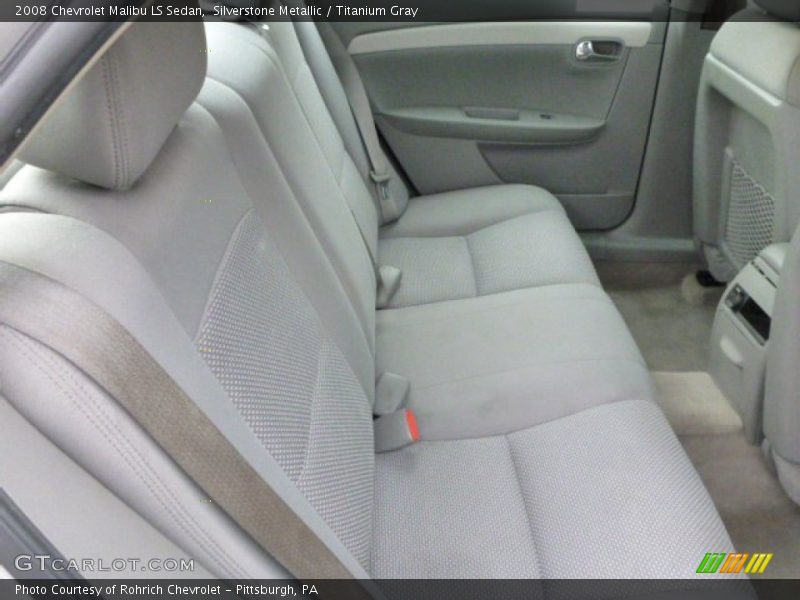 Silverstone Metallic / Titanium Gray 2008 Chevrolet Malibu LS Sedan