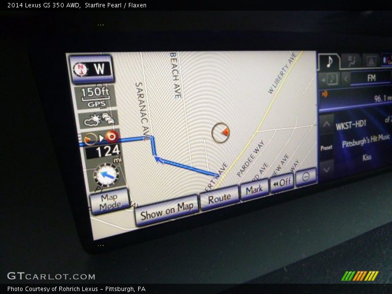 Starfire Pearl / Flaxen 2014 Lexus GS 350 AWD