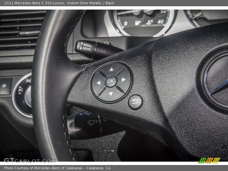 Iridium Silver Metallic / Black 2011 Mercedes-Benz C 300 Luxury