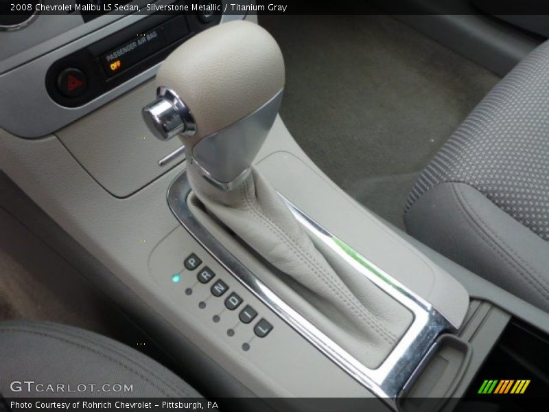 Silverstone Metallic / Titanium Gray 2008 Chevrolet Malibu LS Sedan