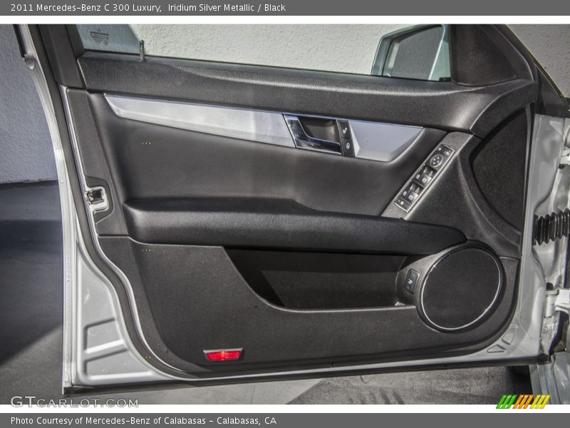 Iridium Silver Metallic / Black 2011 Mercedes-Benz C 300 Luxury