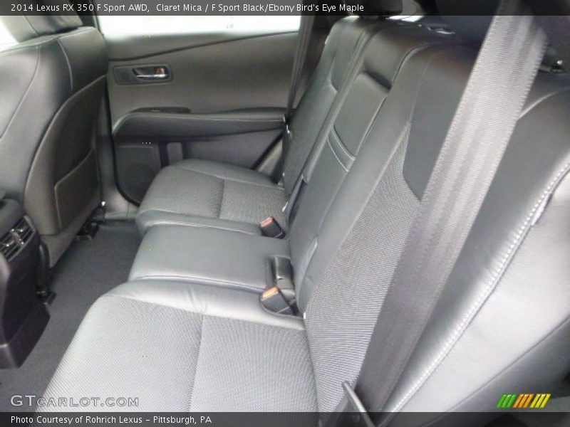 Claret Mica / F Sport Black/Ebony Bird's Eye Maple 2014 Lexus RX 350 F Sport AWD