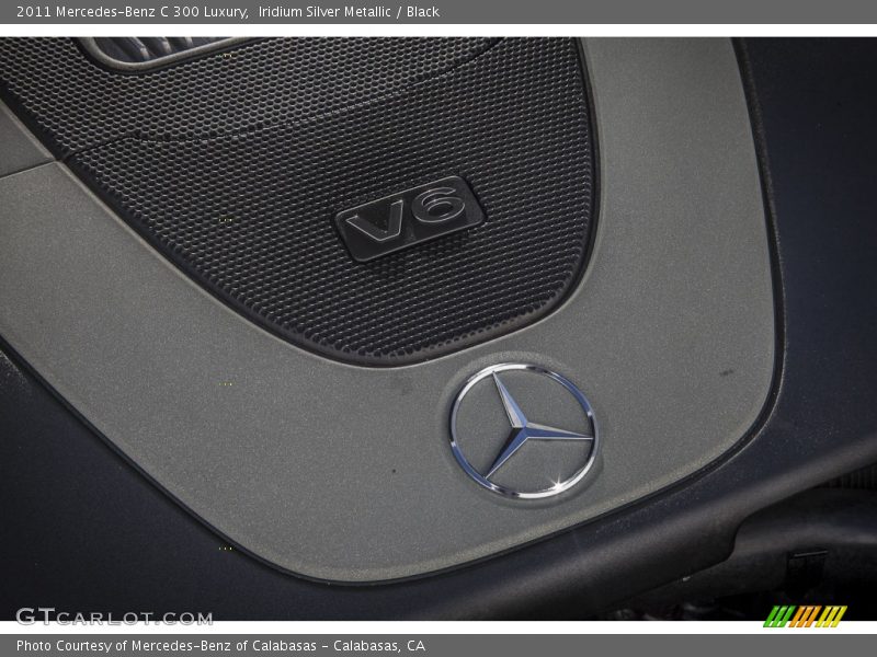 Iridium Silver Metallic / Black 2011 Mercedes-Benz C 300 Luxury