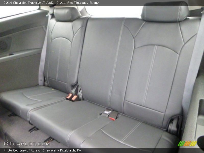 Crystal Red Tintcoat / Ebony 2014 Chevrolet Traverse LT AWD