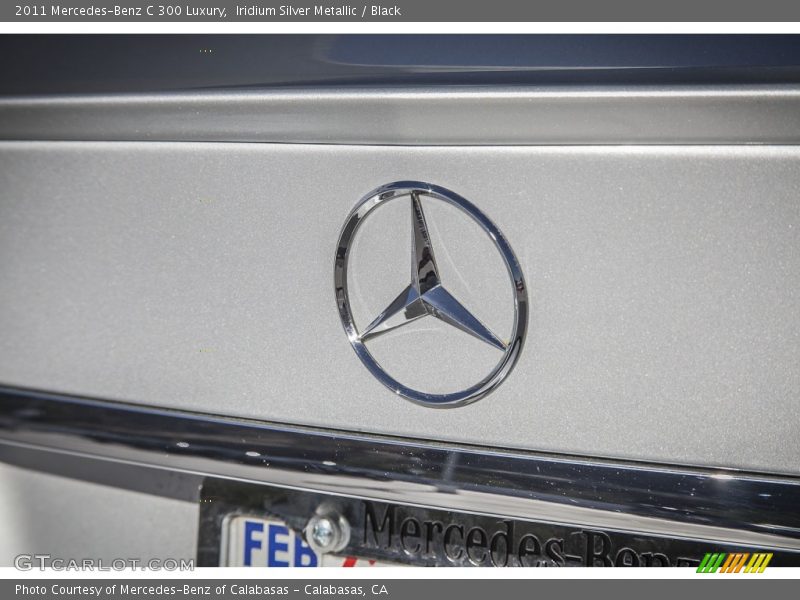 Iridium Silver Metallic / Black 2011 Mercedes-Benz C 300 Luxury