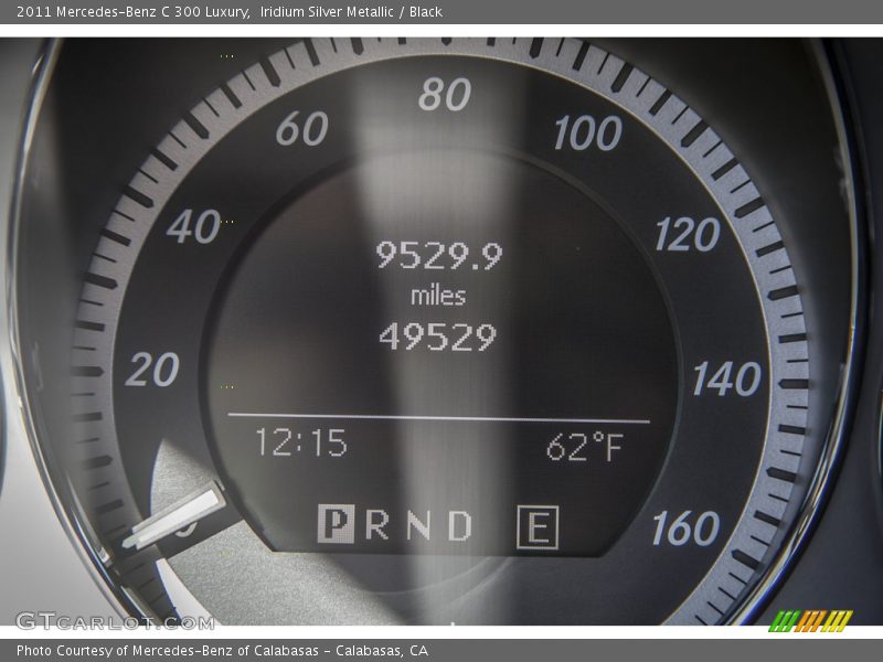 Iridium Silver Metallic / Black 2011 Mercedes-Benz C 300 Luxury