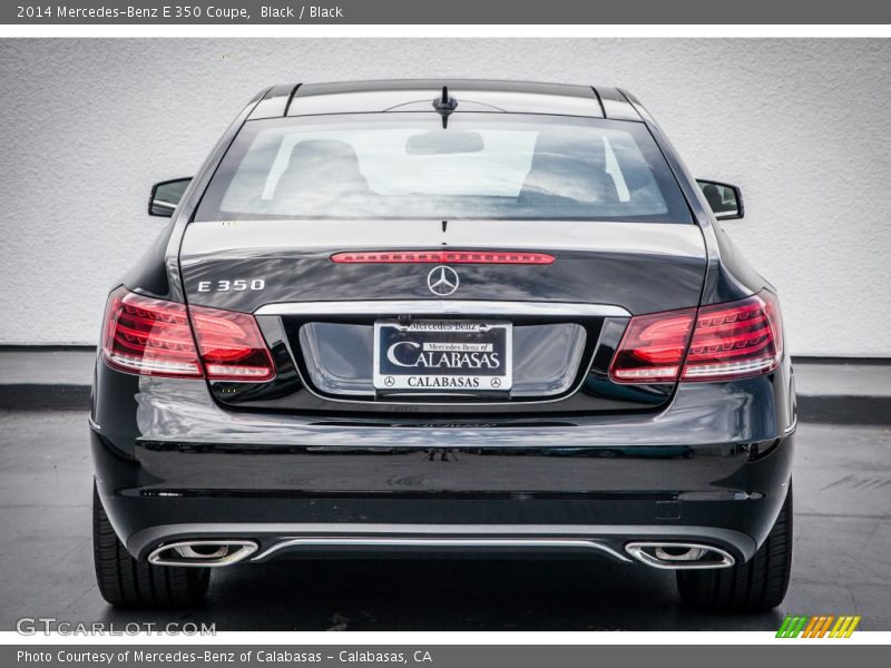 Black / Black 2014 Mercedes-Benz E 350 Coupe