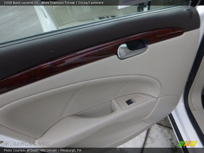 White Diamond Tricoat / Cocoa/Cashmere 2008 Buick Lucerne CX