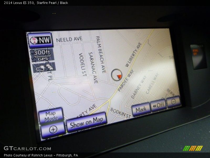 Starfire Pearl / Black 2014 Lexus ES 350