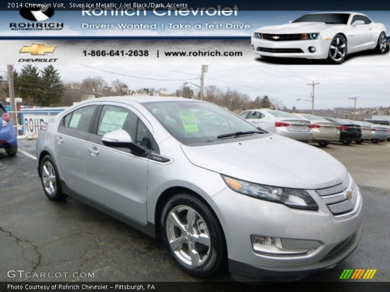 Silver Ice Metallic / Jet Black/Dark Accents 2014 Chevrolet Volt
