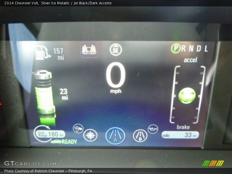 Silver Ice Metallic / Jet Black/Dark Accents 2014 Chevrolet Volt