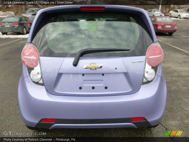 Grape Ice / Silver/Silver 2014 Chevrolet Spark LT