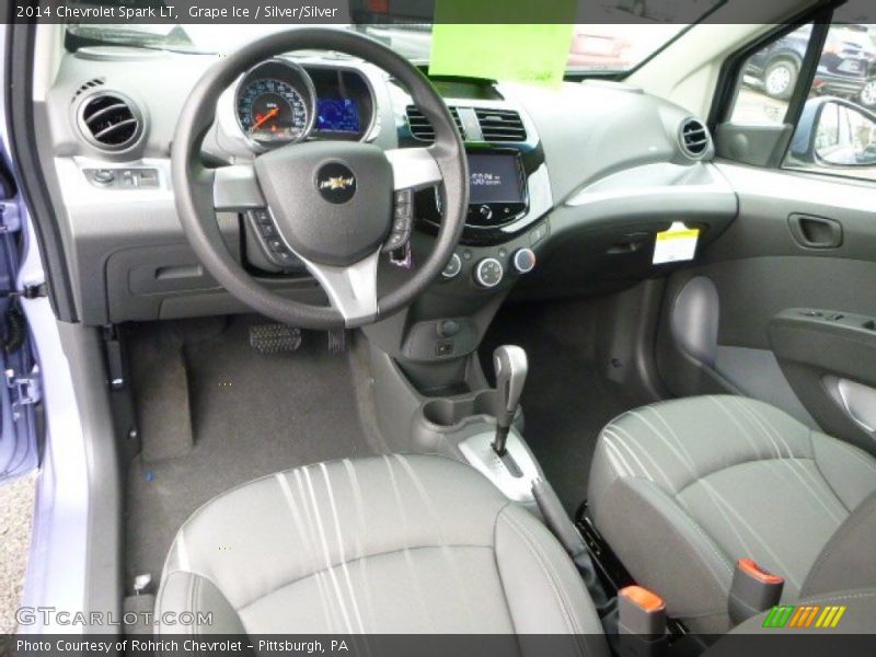 Grape Ice / Silver/Silver 2014 Chevrolet Spark LT