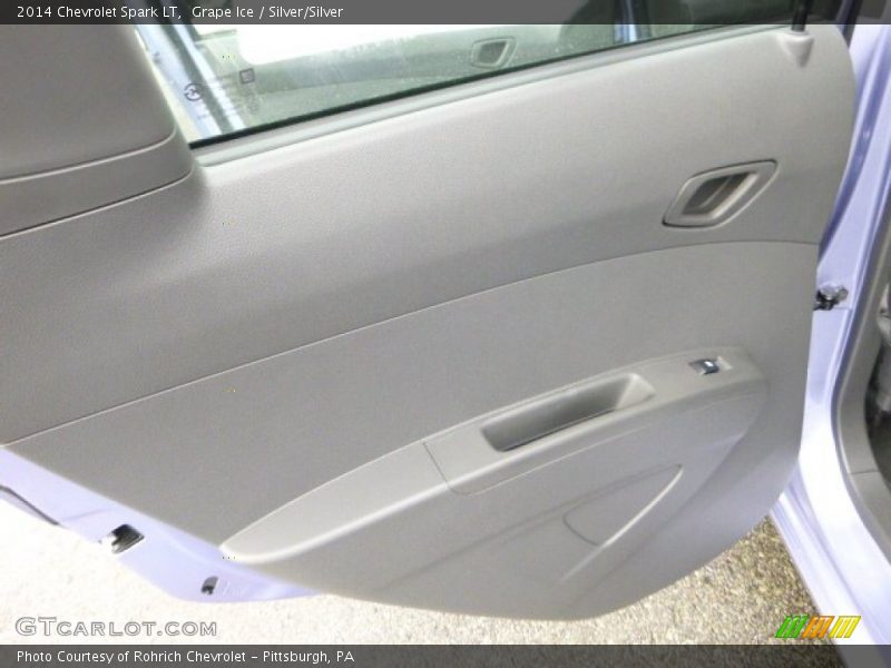 Grape Ice / Silver/Silver 2014 Chevrolet Spark LT
