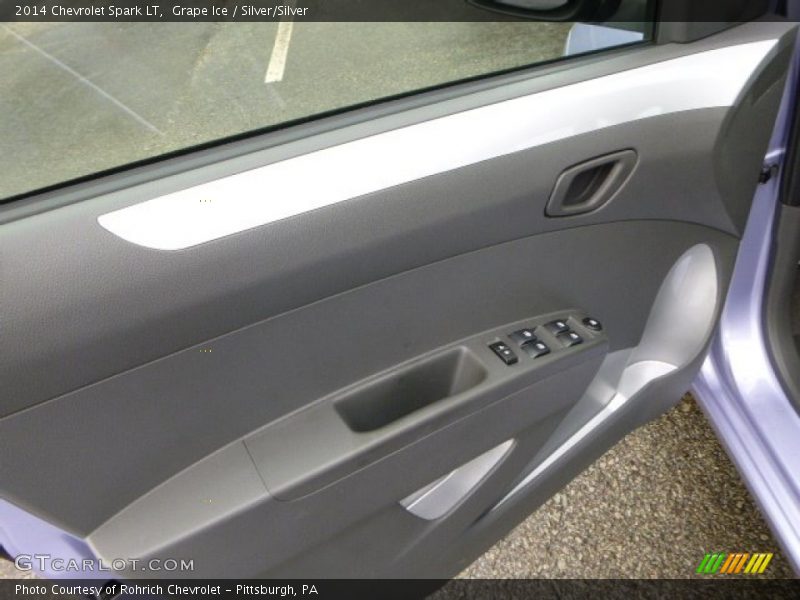 Grape Ice / Silver/Silver 2014 Chevrolet Spark LT