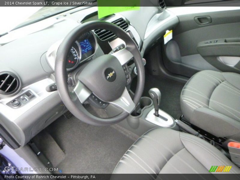 Grape Ice / Silver/Silver 2014 Chevrolet Spark LT
