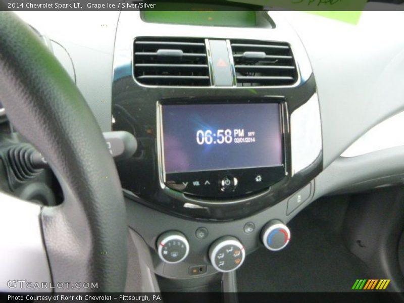 Grape Ice / Silver/Silver 2014 Chevrolet Spark LT
