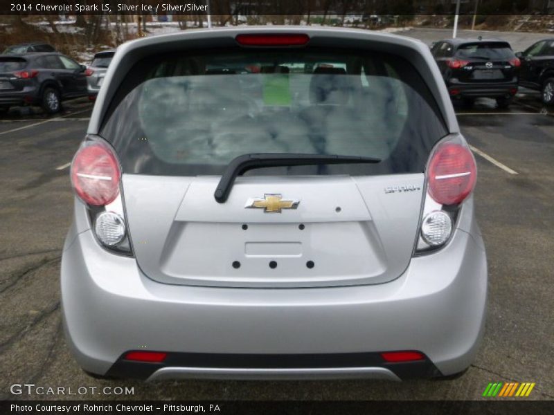 Silver Ice / Silver/Silver 2014 Chevrolet Spark LS