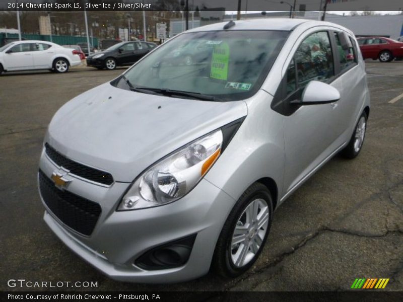 Silver Ice / Silver/Silver 2014 Chevrolet Spark LS