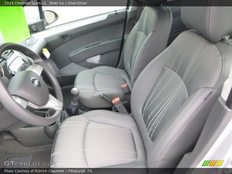 Silver Ice / Silver/Silver 2014 Chevrolet Spark LS