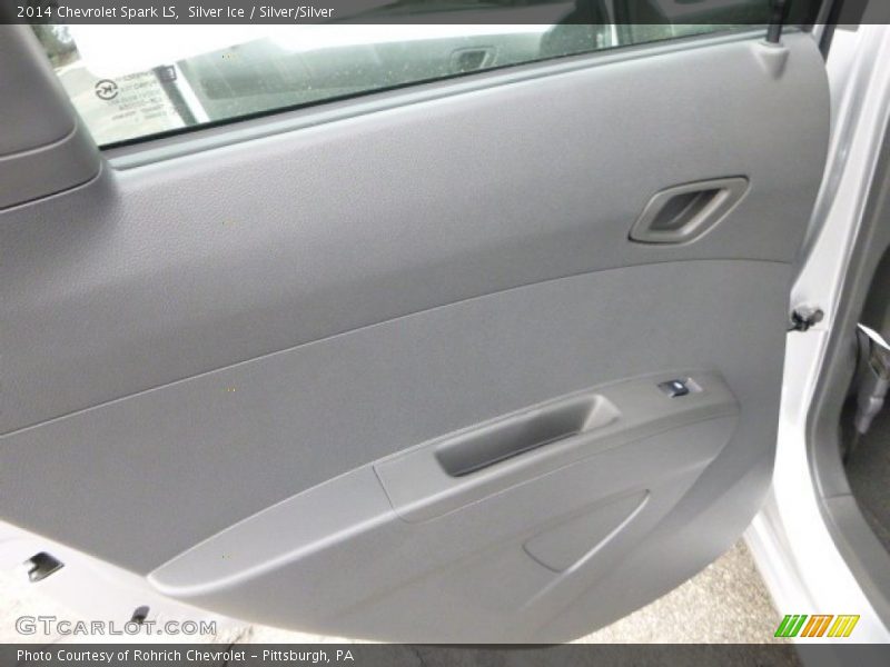 Silver Ice / Silver/Silver 2014 Chevrolet Spark LS