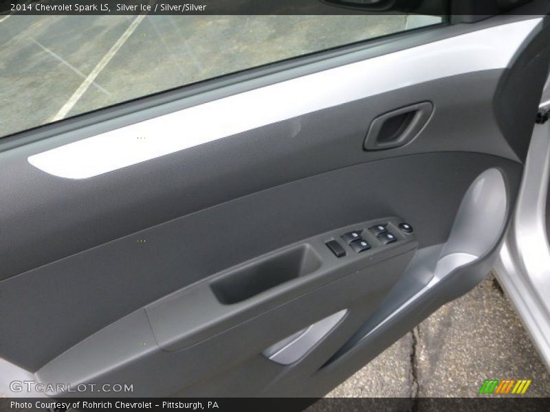 Silver Ice / Silver/Silver 2014 Chevrolet Spark LS