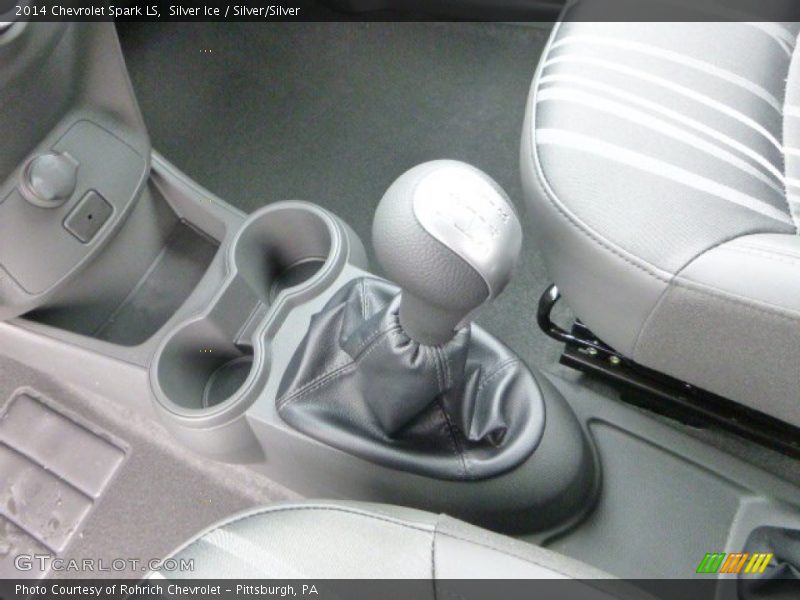 Silver Ice / Silver/Silver 2014 Chevrolet Spark LS