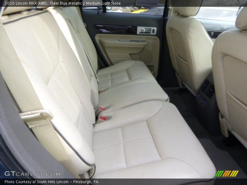 Steel Blue Metallic / Medium Light Stone 2010 Lincoln MKX AWD