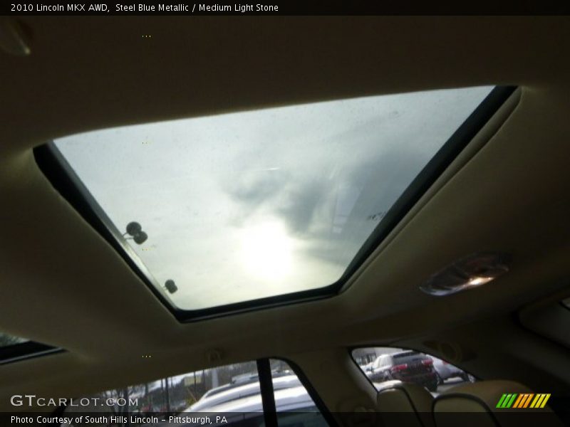 Steel Blue Metallic / Medium Light Stone 2010 Lincoln MKX AWD