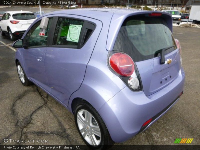 Grape Ice / Silver/Silver 2014 Chevrolet Spark LS