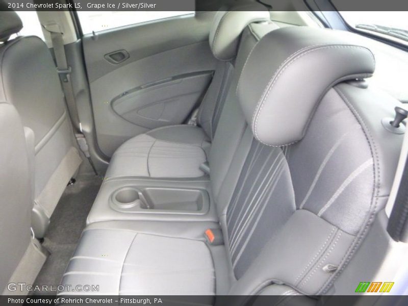 Grape Ice / Silver/Silver 2014 Chevrolet Spark LS